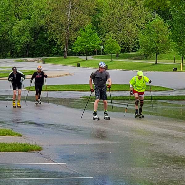Feature image for Andy Liebner and Dejan Krsmanovic host rollerski clinic and demos in Roscommon