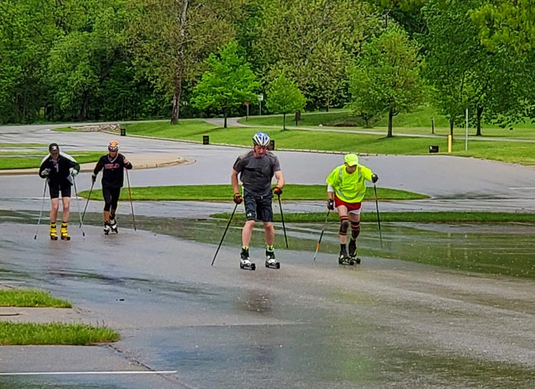 It was a bit wet for Andy Liebner's technique clinic at Kensington Metropark in Milford this May but the rain mostly stopped after a quick dousing.