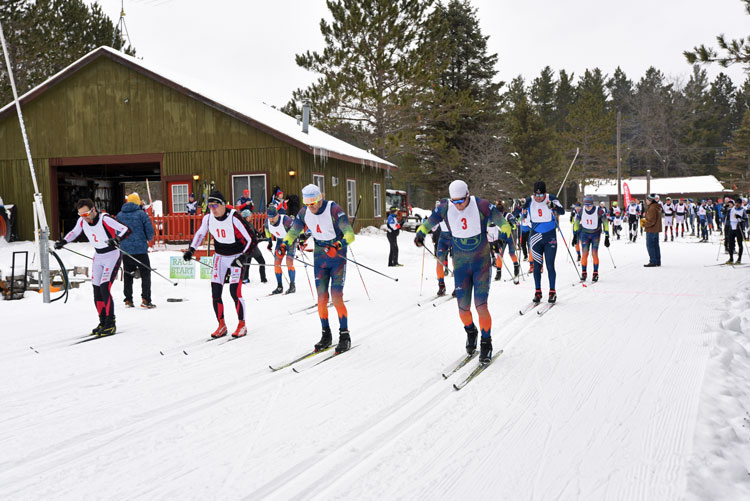 Nordic Ski Racer Cross country skiing and ski racing plus training