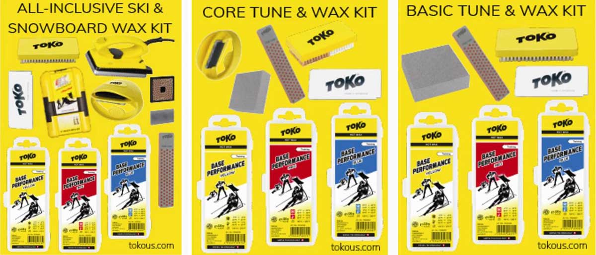 Toko Ski Waxing Kits for metal edged skis