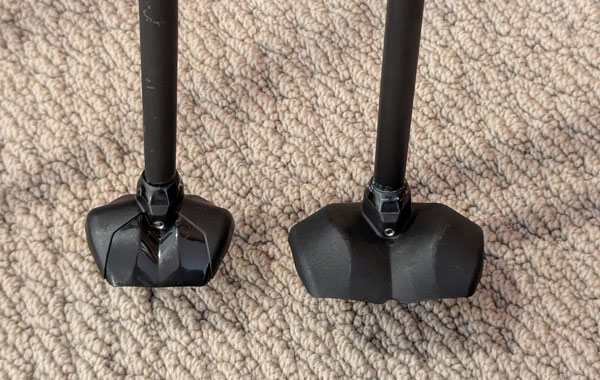 Comparison of Rundle Small-Medium and Large ski baskets