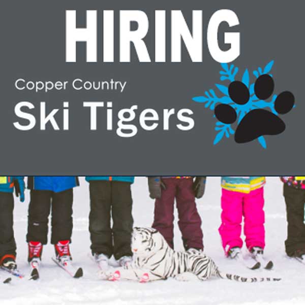Copper Country Ski Tigers has two coaching positions open