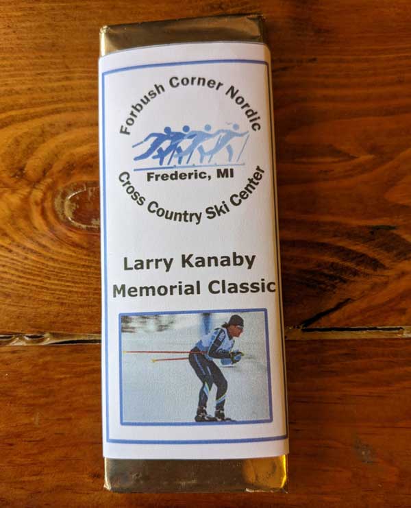 Larry Kanaby Memorial Classic Race candy bar