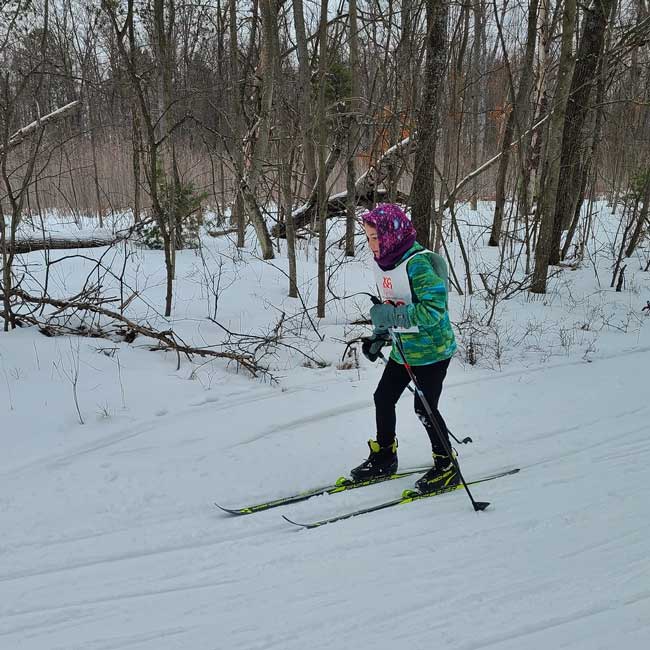 Michigan Cup Relays cross country skier