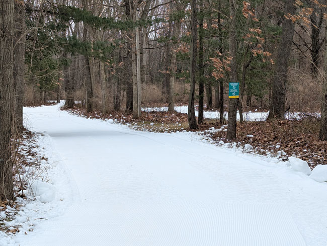 Ski trail almost ready for race time