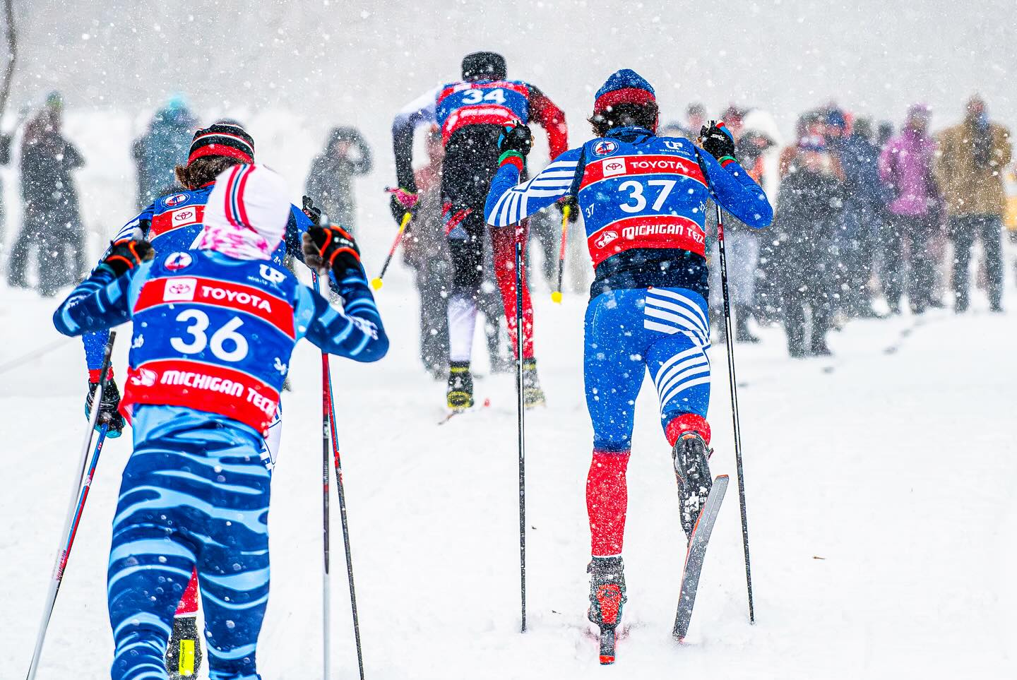 2025 Michigan HS XC Ski Championships racing