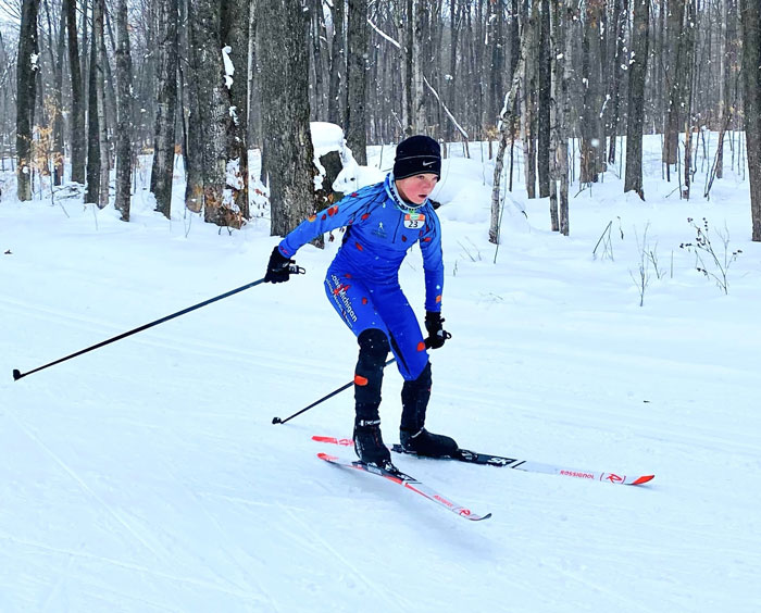 Photo of Beech Nuts racer skating on course