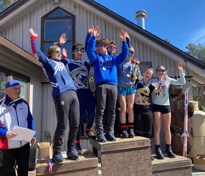 Michigan Cup relays cross country ski race