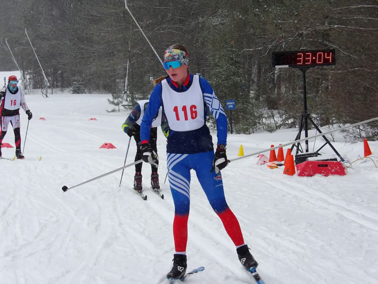 Forbush Memorial Classic cross country ski racer