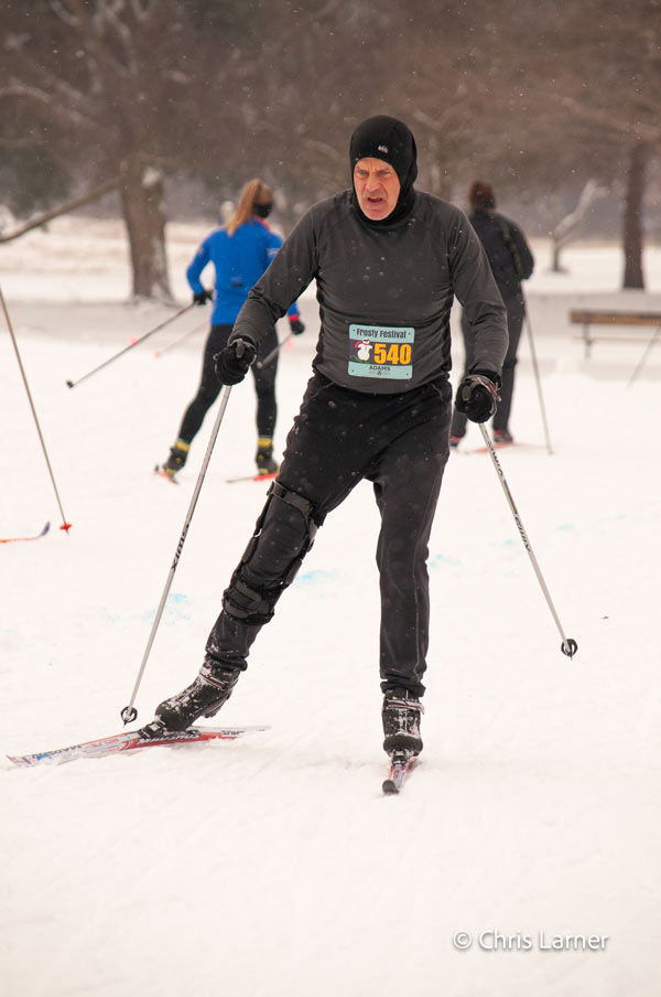 Frosty Freestyle cross country ski racers