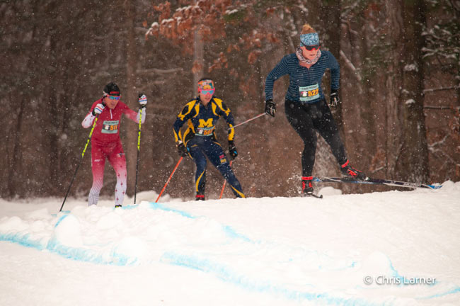 Frosty Freestyle cross country ski racers