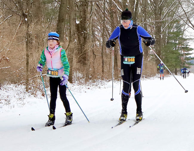 Krazy Klassic cross country ski racers