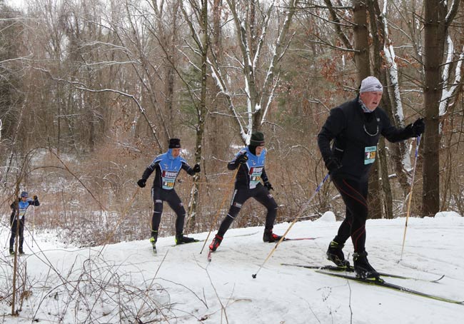 Yvon Dufour getting ready to lap skiers