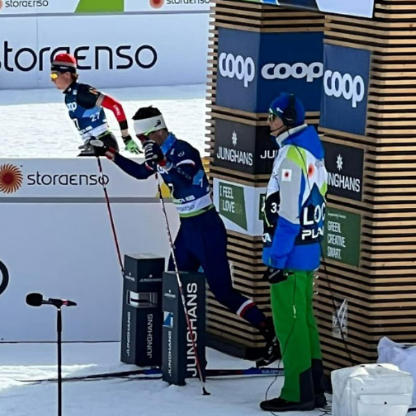 Racing for the Nordic World Championships in Planica