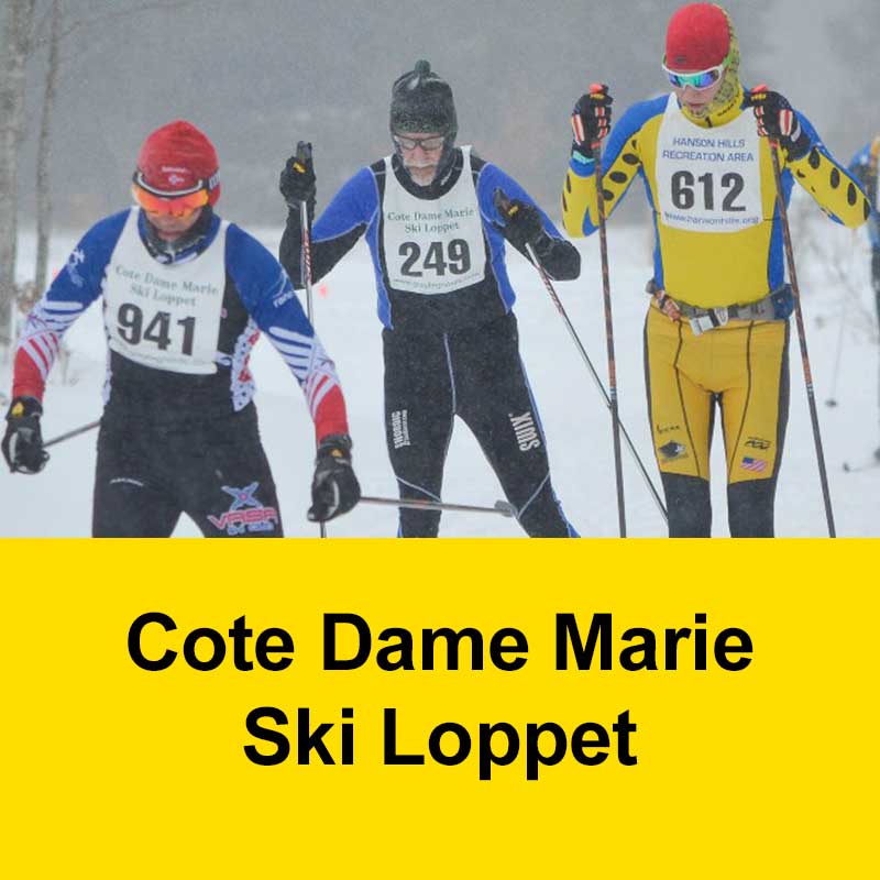 Cote Dame Marie Ski Loppet – New Course, Big Giveaways