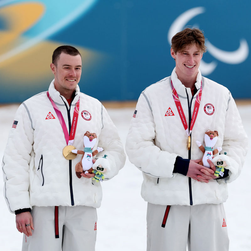 Reid Goble wins Paralympics gold as guide for Jake Adicoff