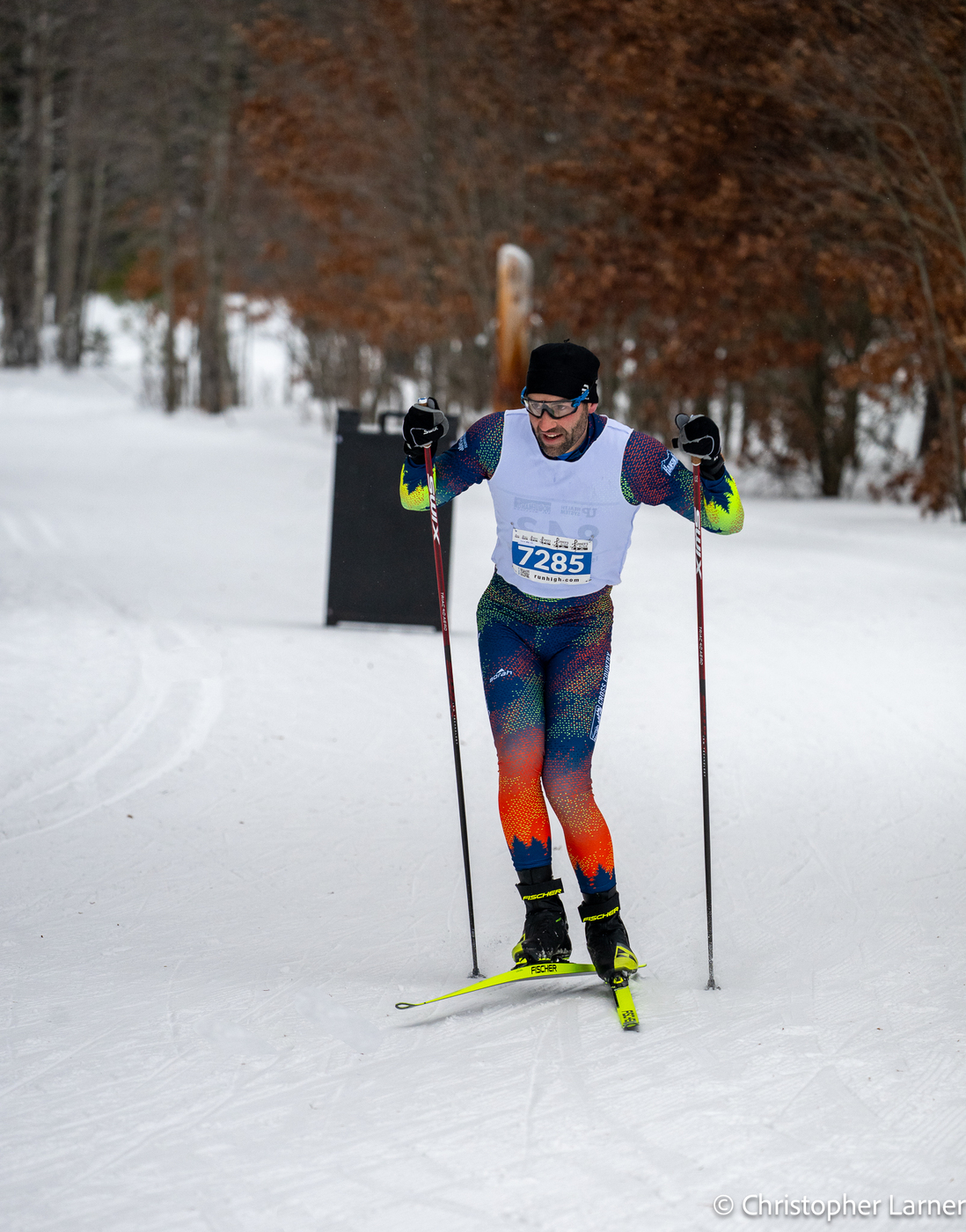 Winter Wolf Skiathon racers