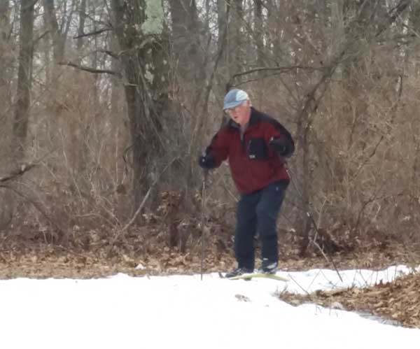 Cross Country Skiing on Huron Meadows trails